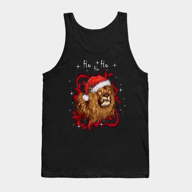 lion face christmas humor sweater Tank Top by Collagedream